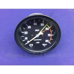 Tachometer 8000 RPM - 5500Y/6000R - (Fiat 124 Spider 1979-83) - U8