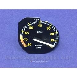 Tachometer Counter Clockwise (Fiat Bertone X1/9 1980-86) - OE NOS