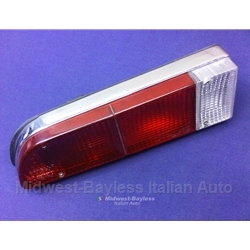 Tail Light Assembly Left (Fiat 850 Spider 1970-73) - OE NOS