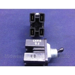 Fiat 500 Toggle Switch 4 Pin 2 Position Hazard Wiper