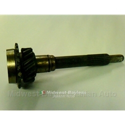Transmission Input Shaft/4th gear for 4-speed Fiat 124 - OE NOS