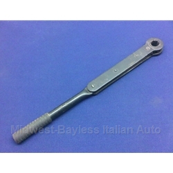 Trunk Jack Handle Ratcheting Wrench (Fiat 124 Coupe Spider, Lancia Beta All) - U8