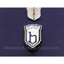      Badge Emblem "b" (Fiat 850 1967-73) - NEW METAL