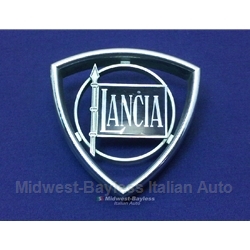 Badge Emblem "Lancia" Front Grille (Lancia Beta Zagato, Coupe, HPE, Scorpion) - U8