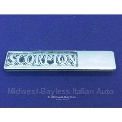 Badge Emblem "Scorpion" Left Rear (Lancia Scorpion 1976-77) - U7.5