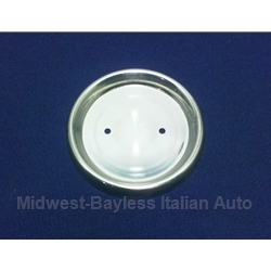 Badge / Emblem FIAT 58mm Stainless Surround Front Grille (Fiat 124 Spider 1970-75) - OE NOS