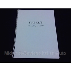  Wiring Diagrams Manual (Fiat X19 1979) - NEW