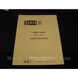 Wiring Diagrams Manual (Lancia Beta Coupe 1975-78) - NEW