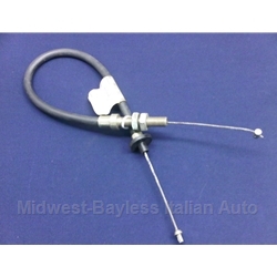     Accelerator Cable Fuel Injection (Fiat Pininfarina 124 Spider 1980-1985) - OE NOS