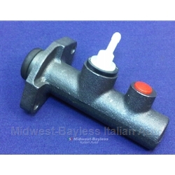 Brake Master Cylinder 1-Outlet - 19mm Bore (Fiat 850 1966-68, Siata Spring to 1968, 1100R, 1200C, 1500) - NEW 
