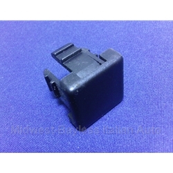 Console Switch Blank Plate - Black (Fiat Bertone X1/9 1983-88) - U8
