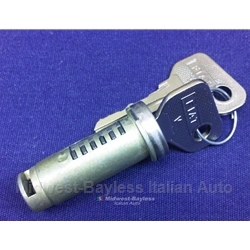        Door Lock Tumbler w/Keys (Fiat 131 All) - OE NOS
