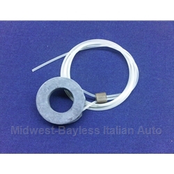 Emergency Trunk Release Cable Nylon (Fiat X1/9 1974-88) - OE NOS