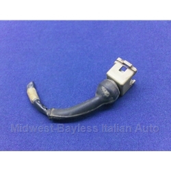 Fuel Injection Harness Connector 2-Wire INJECTOR PLUG (Fiat 124, X1/9, 131, Lancia) - U8