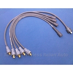 Spark Plug Wire Set - Standard (Fiat 850 Spider w/90 Degree Cap) - NEW