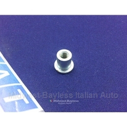 Door Catch Check Strap Well Nut Bushing (Fiat Pininfarina 124 Spider All) - OE NOS