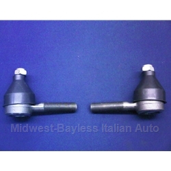      Tie Rod End Set - Inner and Outer (Fiat 124 Spider Coupe 1970-On) - NEW