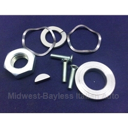 Alternator Pulley Hardware Kit for Bosch w/Woodruff Key (Fiat Pininfarina 124, 131/Brava, X1/9, Ritmo w/Bosch) - OE NOS