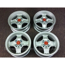             Alloy Wheels SET 4x Cromodora CD-30 13x5.5 (Fiat 124, X1/9, 850, 128, 131, Lancia) - NEW
