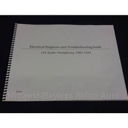 Electrical Diagnosis Guide (Fiat 124 Spider Pininfarina 1983-85) - NEW