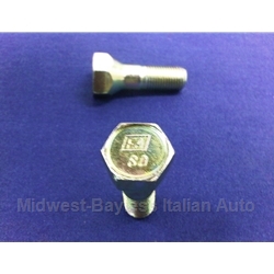 Lug Bolt 30mm - FA 80 - 12x1.25 for Steel Wheels (Fiat 124, 131, 128) - OE / RENEWED