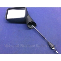 Side View Mirror Left 2000 Early Style (Fiat 124 Spider 1979-82) - OE