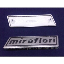 Badge Emblem "Mirafiori" (Fiat 131) - U8