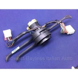 Steering Column Switch Assembly - North America 2-Position Lights  (Lancia Scorpion) - OE NOS