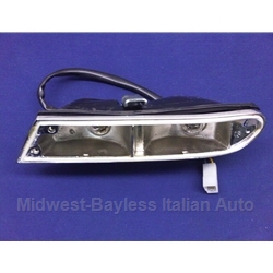 Turn Signal Assembly Front Left w/o Lens (Fiat 124 Spider 1968-74) - NEW