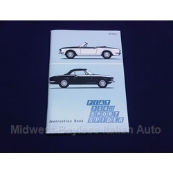      Owners Manual (Fiat 124 Spider 1968-69) - NEW