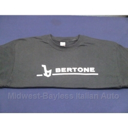    Bertone "b" Front Logo T-Shirt Black