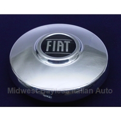 Hub Cap "FIAT" 155mm for Cromodora CD-3, CD-5 (Fiat 124, 850, others) - OE NOS