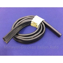 Convertible Top Front Rubber Weatherstrip Seal (Fiat 850 Spider All) - NEW