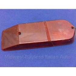 RED TAIL LAMP LENS FIAT 124 WAGON (1969-74) - OE NOS