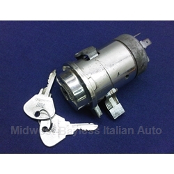    Ignition Switch OE Sipea - 6 Terminal / Short Lock (Fiat 1500 Cabriolet, Other Italian) - OE NOS