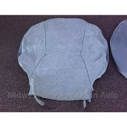 Seat Cover Upholstery Front Upper Gray (Yugo GV 1986) - OE NOS