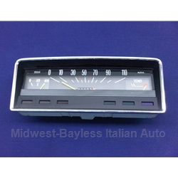 Instrument Cluster (Fiat 124 Wagon 1971-73 w/Automatic Trans) - OE NOS
