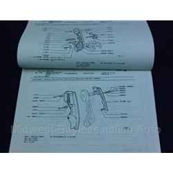   Parts Guide - Chassis (Fiat Bertone X1/9 1979-88 Series 2) - NEW