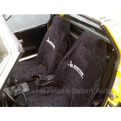     Seat Cover / Car Wash Towel Pair - BERTONE Logo - NEW