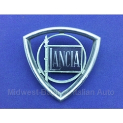 Badge Emblem "Lancia" Front Grille (Lancia Beta Zagato, Coupe, HPE, Scorpion) - U7.5