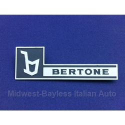 Side Vent Badge Left / Right - BERTONE "b" (Fiat X1/9 1979-82) - RECONDITIONED