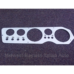 Dashboard Panel Aluminum - Instrument Cluster 3-Hole (Fiat 850 Spider, 850 Racer) - U8