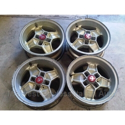    Magnesium Wheels SET 4x Cromodora CD-30 13x5.5 ABARTH (Fiat 124, X1/9, 850, 131) - U7
