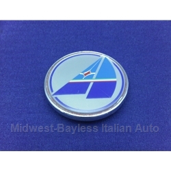 Badge Emblem "Azzurra" Round (Pininfarina 124 Spider 2000 1984-85) - U8