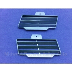 Console Center Lower Vent Grille Pair Left/Right - Blue (Fiat Pininfarina 124 Spider All) - U8