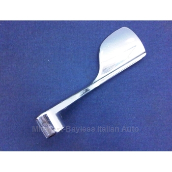 Door Handle Interior Right - Chromed Metal (Fiat 124 Coupe All) - U8
