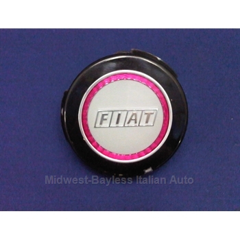 Horn Button Center FIAT (Fiat 128 + Fiat 124, X1/9, 850 to 1978) - OE NOS