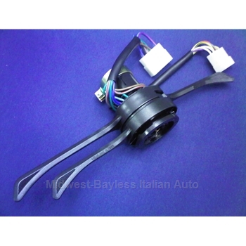 Steering Column Switch Assembly 3-Pos Lights (Fiat X1/9 1973-78, Fiat 128 All 1973-1979 Euro / World Market, Lancia Stratos) - NEW
