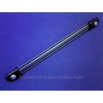 Convertible Top Pull Handle w/Black Ends (Fiat Pininfarina 124 Spider All) - OE NOS