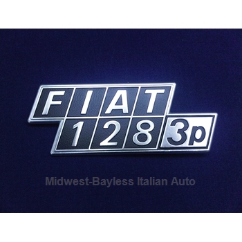 Badge Emblem "Fiat 128 3P" (Fiat 128 3P 1976-79) - OE